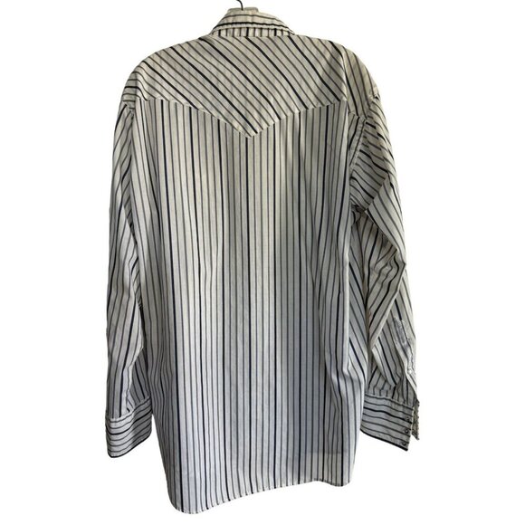 Vintage Ruddock Long Sleeve Pearl Snap Shirt Cowboy Western Rodeo Men's Size XXL - Picture 2 of 5